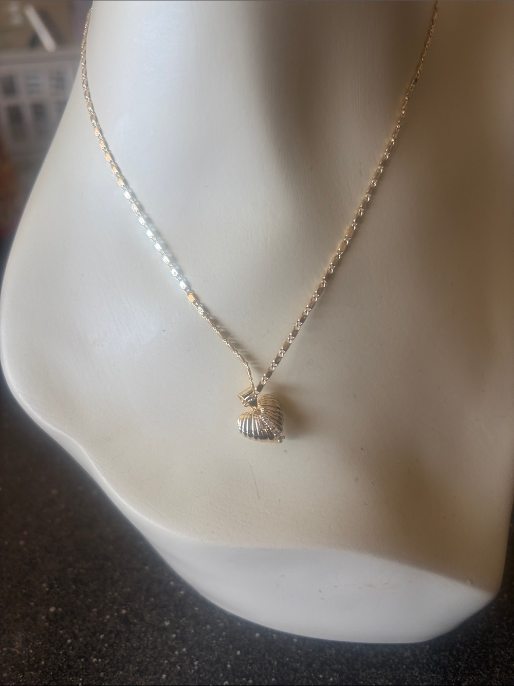 Gold-Tone Shell Pendant Necklace - Women Jewelry